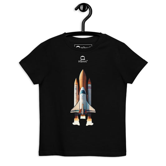 Organic Cotton Kids T-Shirt Spaceship #SquulOfAerospace
