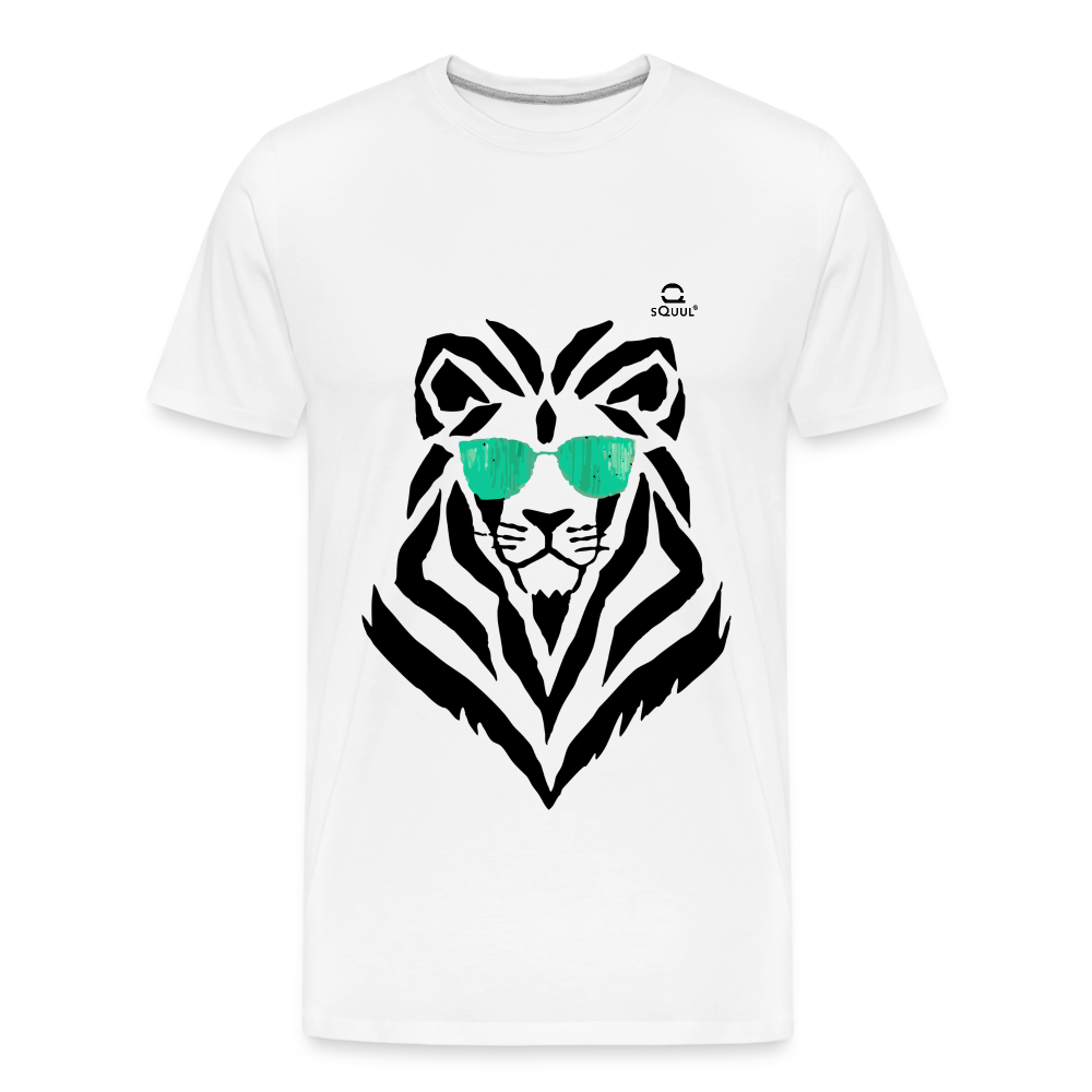 Premium Organic T-Shirt Desert Lion #SquulOfLions - white