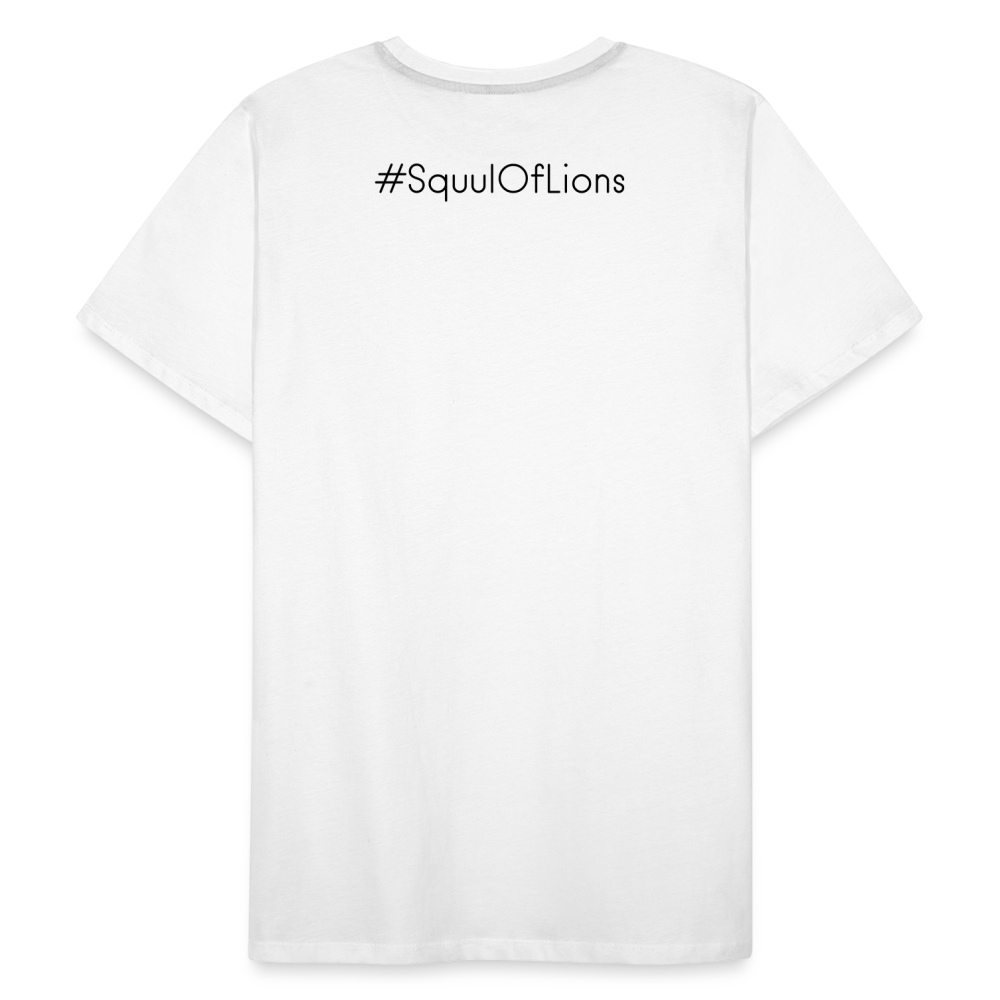 Premium Organic T-Shirt Desert Lion #SquulOfLions - white