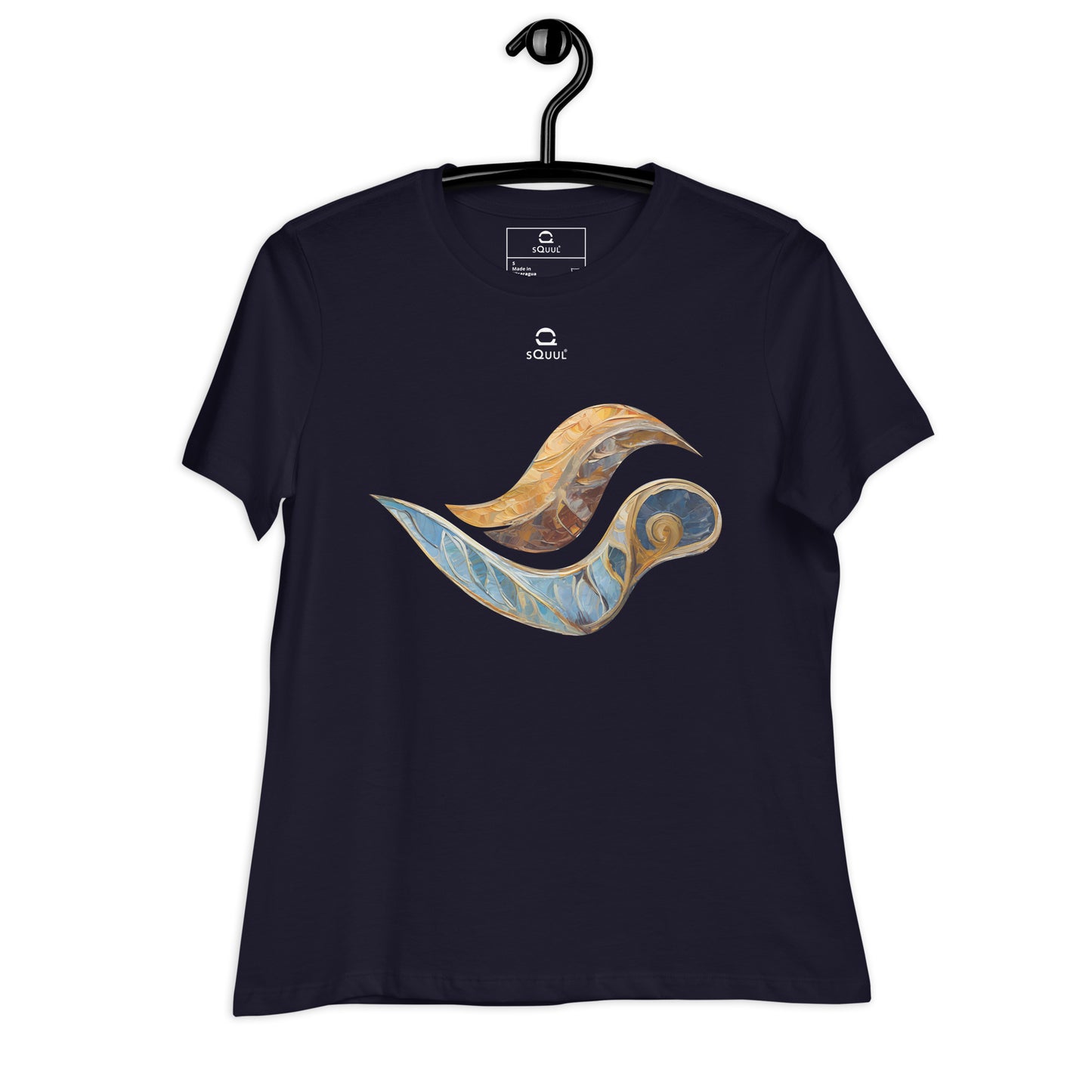 Relaxed T-Shirt Feather Wave #SquulOfArabesque