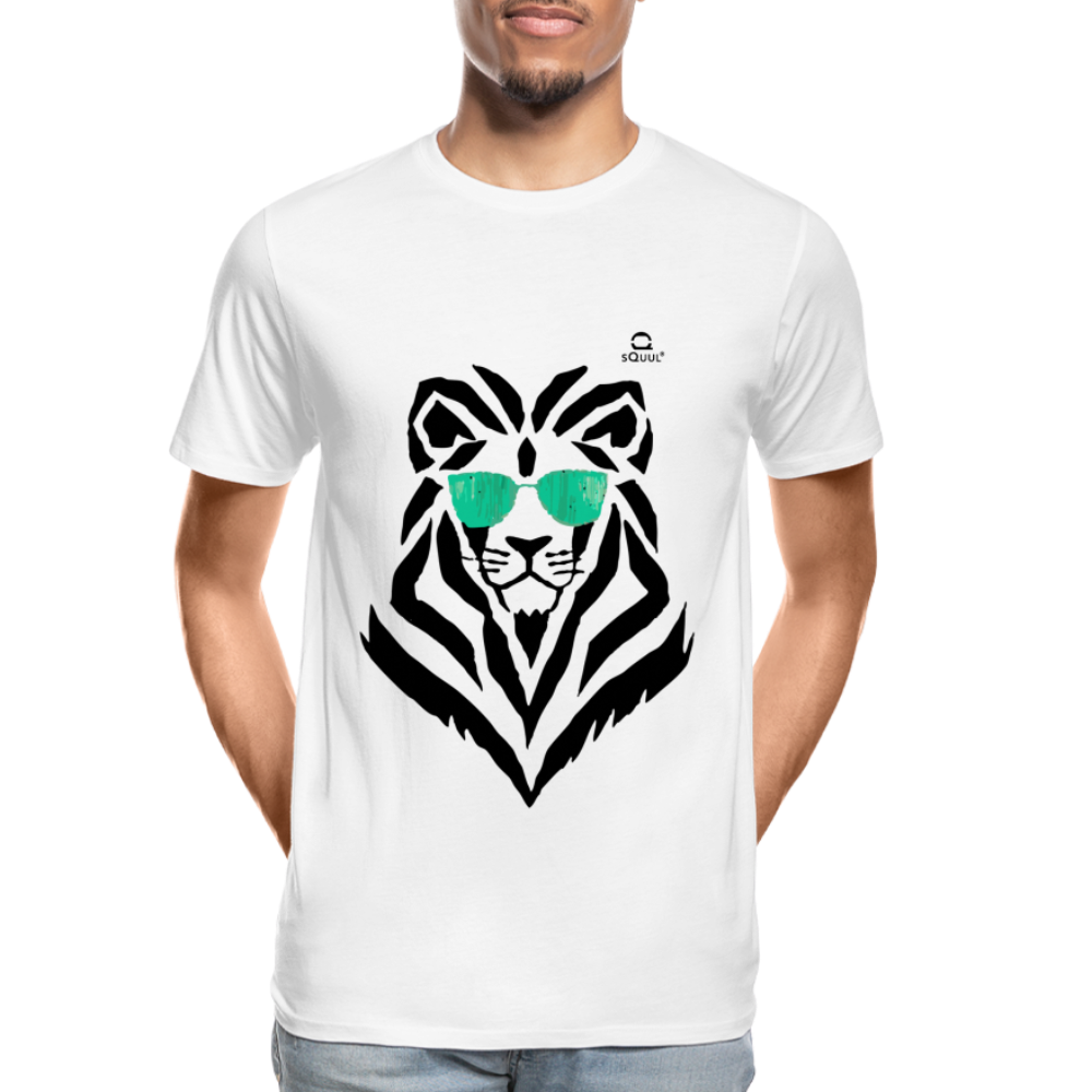 Premium Organic T-Shirt Desert Lion #SquulOfLions - white