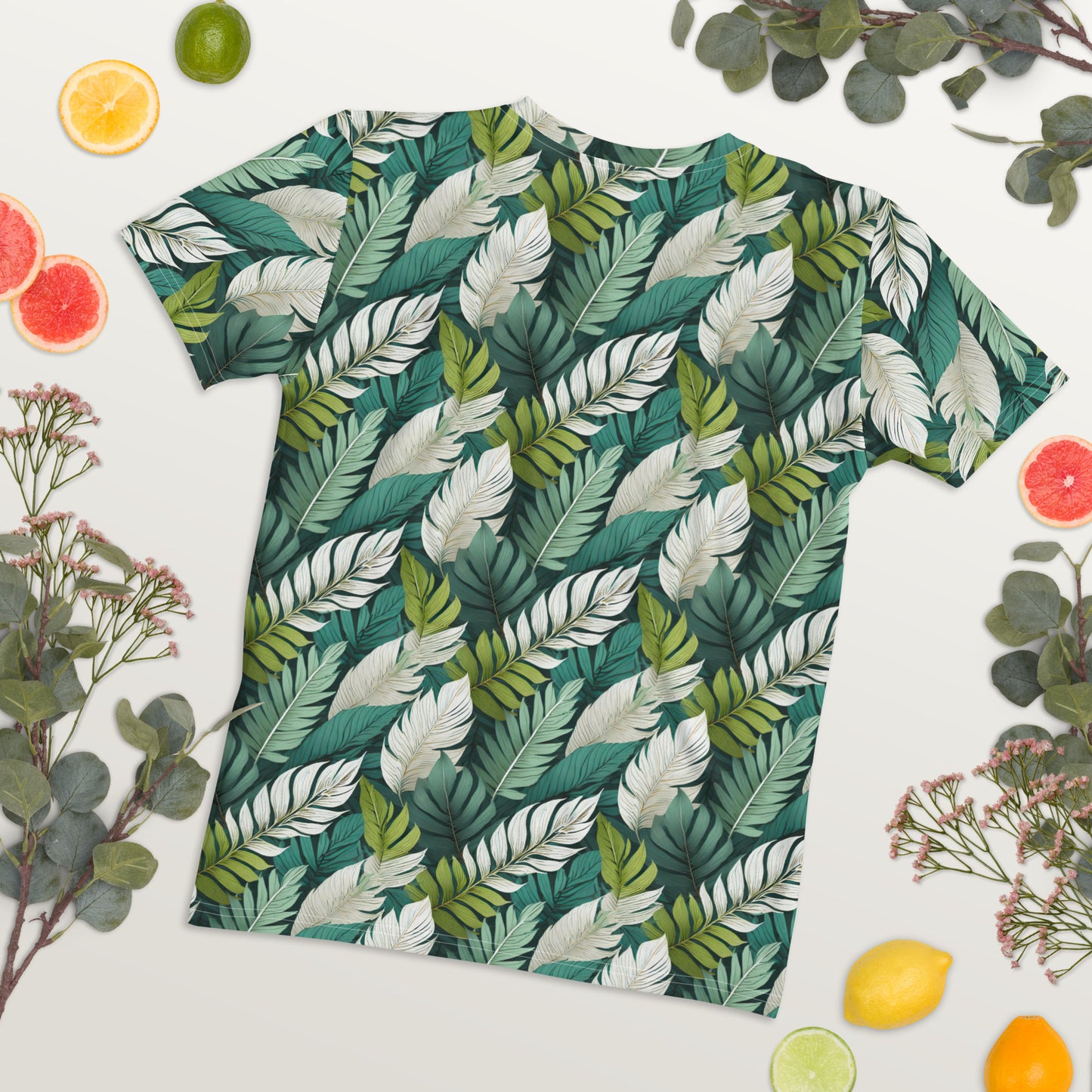 Women's T-Shirt Tropical Leafs #SquulOfFlowers