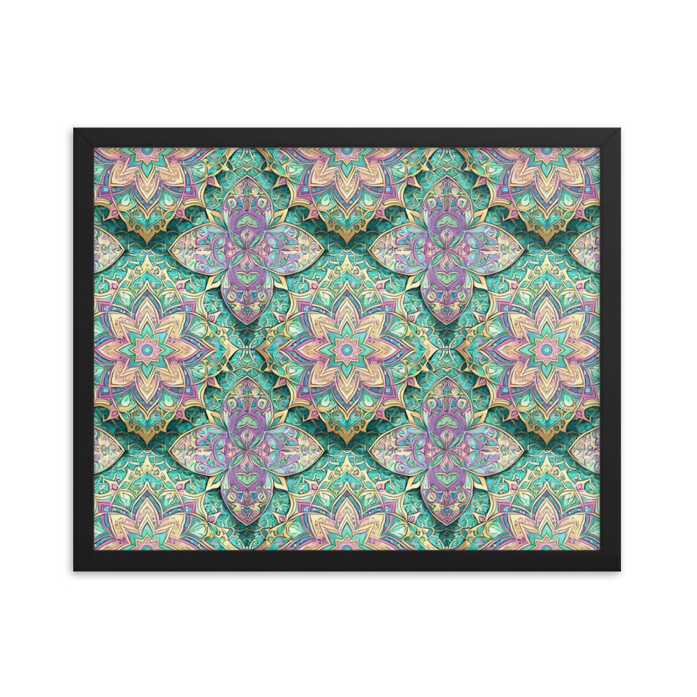 Premium Framed Poster #SquulOfArabesque