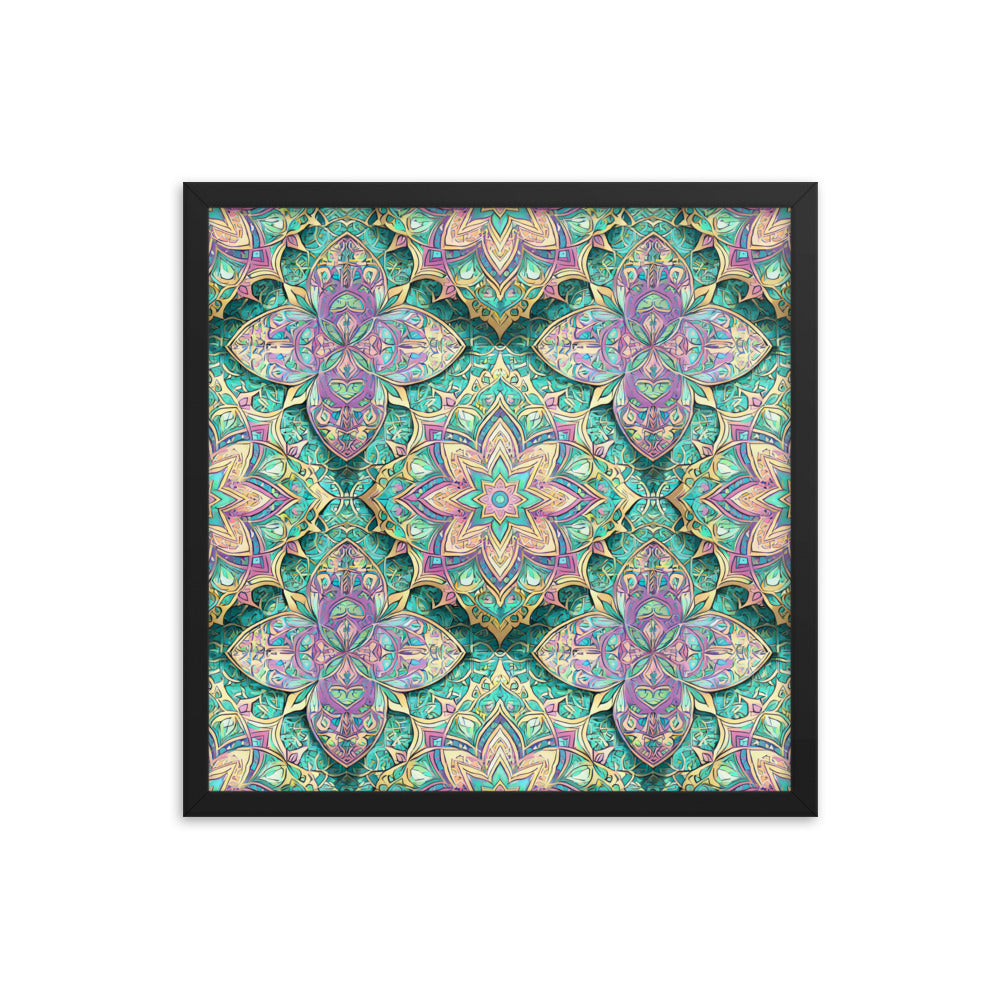 Premium Framed Poster #SquulOfArabesque