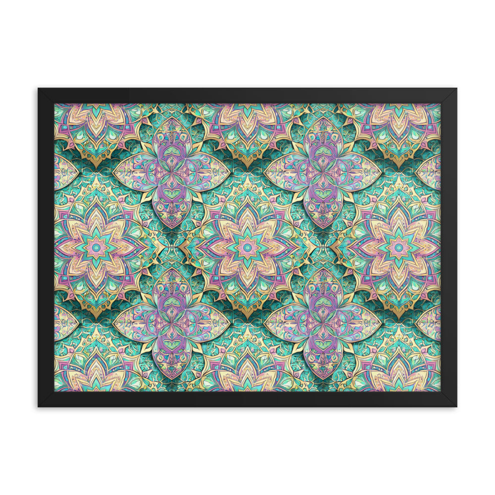 Premium Framed Poster #SquulOfArabesque