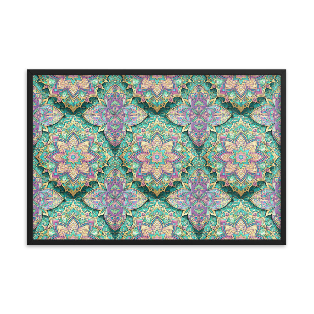 Premium Framed Poster #SquulOfArabesque