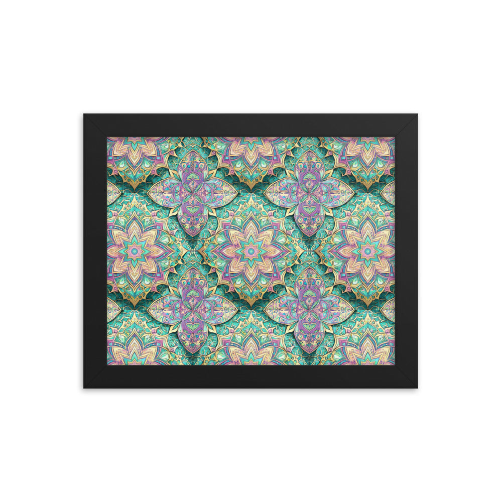 Premium Framed Poster #SquulOfArabesque