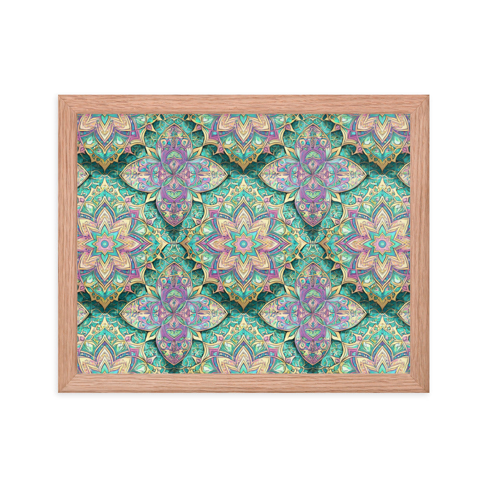 Premium Framed Poster #SquulOfArabesque