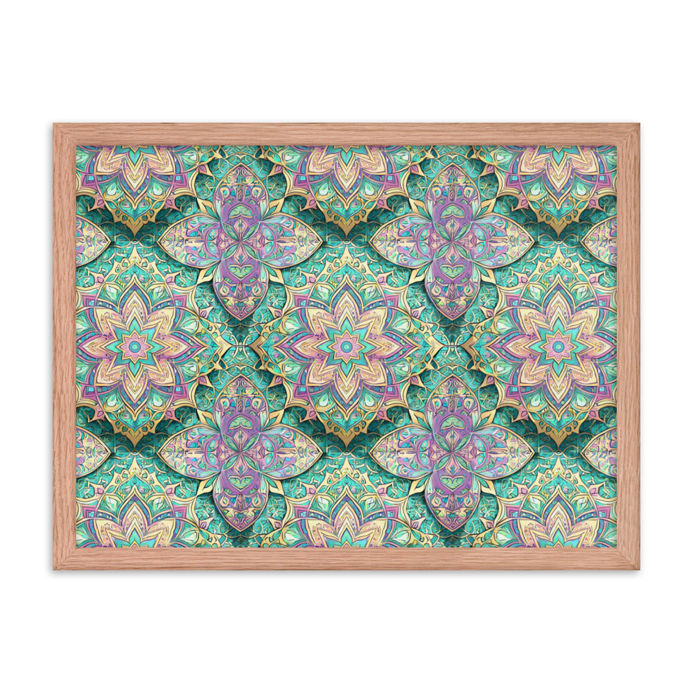 Premium Framed Poster #SquulOfArabesque