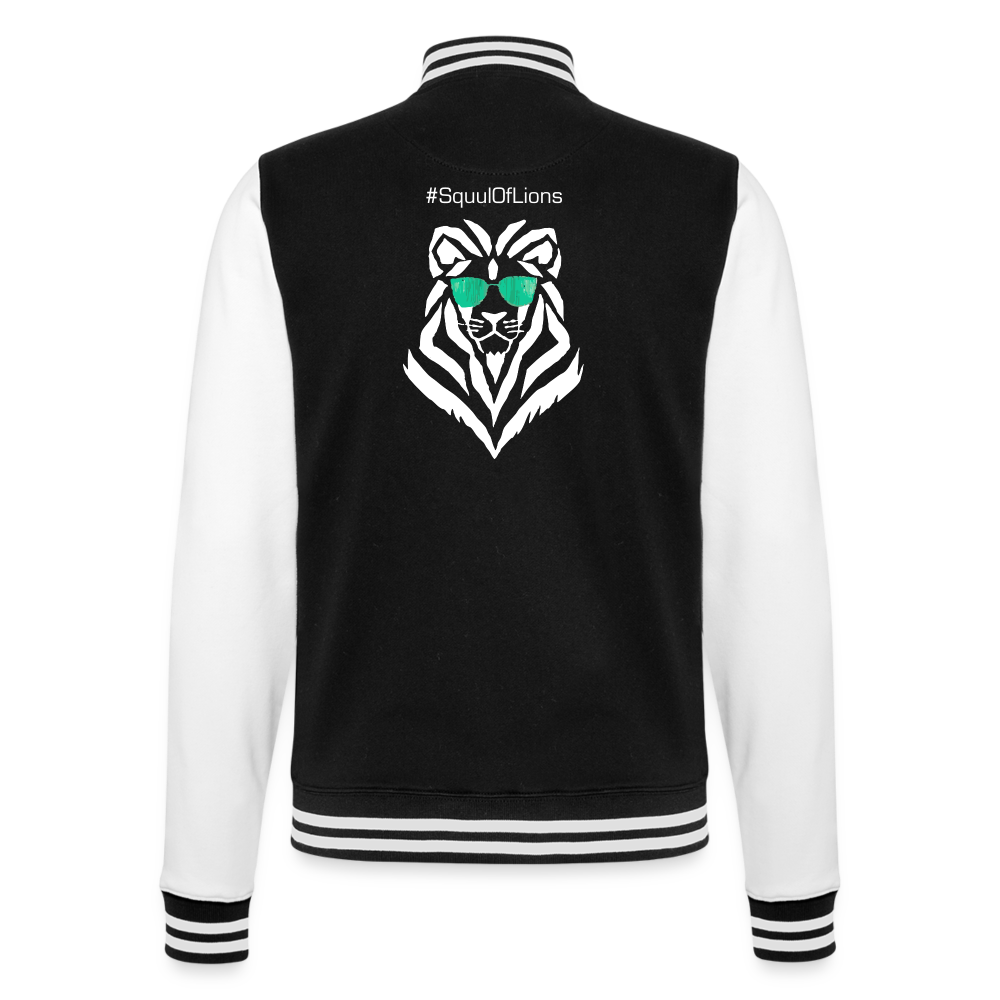 College Sweat Jacket Desert Lion #SquulOfLions - black/white